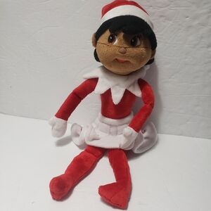 Vintage 2005 THE ELF ON THE SHELF Plushee Pal Girl Dark Skin & Brown Eyes (14")